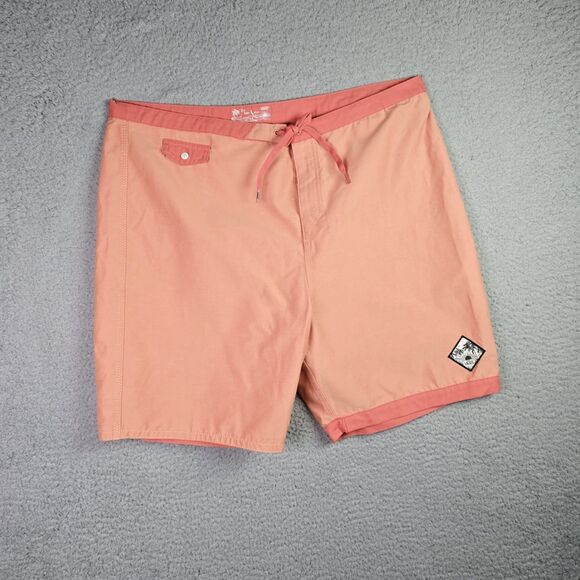 Vans Joel Tudor Collection Boardshorts Swim Trunks XL Orange On Orange Retro - Picture 16 of 16